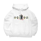 Pretty! showcase@SUZURI/まつもとめいこのDancing COWs Big Hoodie