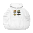 華廠楼(かしょうろう)のドット絵怪魚　肺魚 Big Hoodie