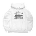 mikepunchの猫が三匹ごろ寝 Big Hoodie