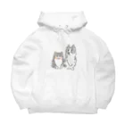 🍁メープル＆ビリー😈のシェルティ＆ボーダーコリー Big Hoodie