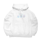 ブラーブラー トーキョー Suzuri店のあかちゃん柄のやつ Big Hoodie