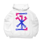 THEBESTCRAZYCOOLのバールであいつん家ぶっ壊す Big Hoodie