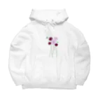 leap flower.のスカビオサ Big Hoodie