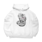 カズシフジイのうめく石像 Big Hoodie