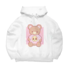 かわいいもののおみせ　いそぎんちゃくのぴえんTシャツくまさん Big Hoodie