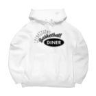 Basketball DinerのBasketball Diner ロゴ黒 Big Hoodie