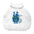 イラスト MONYAAT のCT124 モコモコラビット２号*ggrks Big Hoodie