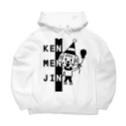 Aichasoのモノクロピエロ KENMENJIN Big Hoodie