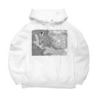 Independent thinkers.のランダムドット墨色ダーク Big Hoodie