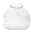 にゃの空を飛ぶわんこ Big Hoodie