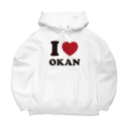 キッズモード某のI love okan ビッグシルエットパーカー