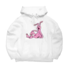 ホビヲノエのお店のふてぶてしいうさぎ Big Hoodie