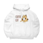 Studio HonWaccaのCOFFEE CAT ビッグシルエットパーカー