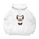 キッチュのロックパンダ　byサポパン Big Hoodie