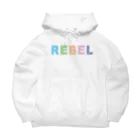 GALACTIC REBELのREBEL PASTEL 01 ビッグシルエットパーカー