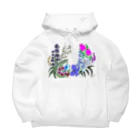 ORIちゃんの花鳥 Big Hoodie