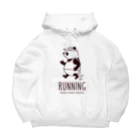 キッチュのランニングパンダ Big Hoodie