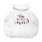 イラスト MONYAAT のちびた色鉛筆*A Big Hoodie