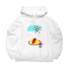 そらりねっとのオムライスのひなたぼっこ Big Hoodie