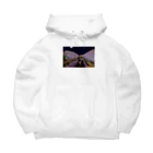 百景ショップの夜桜 Big Hoodie