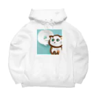 myssimoのねこぎちゃん　～ギター柄の猫～ Big Hoodie