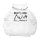 AURA_HYSTERICAのBuy high, sell higher ビッグシルエットパーカー