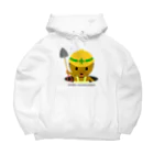 chicodeza by suzuriの工事中のモグラちゃん Big Hoodie