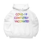 でおきしりぼ子の実験室のCOVID-19_ワクチン完全接種済み Big Hoodie