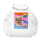 𝙈𝙊𝙈𝙊'𝙨 𝙎𝙝𝙤𝙥のMOMOのレトロなデザイン #01 Big Hoodie