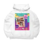 𝙈𝙊𝙈𝙊'𝙨 𝙎𝙝𝙤𝙥のMOMOのレトロなデザイン #02 Big Hoodie