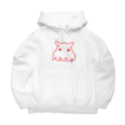 くらげばくだん雑貨店のねむいメンダコ赤 Big Hoodie