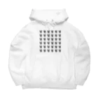 usa100の大柄　連続癖うさぎ Big Hoodie