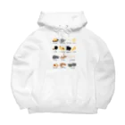 momolove のねこ寝姿図鑑 Big Hoodie