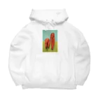 紅クラゲのニンジンウォーカー１ Big Hoodie