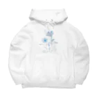 Haonnの水彩のお花 Big Hoodie