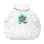 Riveredストアの足ザラシ"マッチョ" Big Hoodie