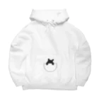 Kickassのポケットに住み着く猫です Big Hoodie