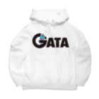 有明ガタァ商会のGATAロゴ【黒】 Big Hoodie