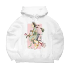 poniponiのフォークに猫を乗せて Big Hoodie