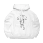 moiterのにげるブッコロリー Big Hoodie