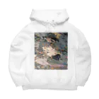 縞々田の薄片 片岩 雲母検板 Big Hoodie