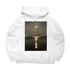 Crowdの琵琶湖の満月 Big Hoodie