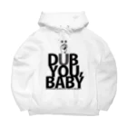 kaminariworksshopのDUB YOU,BABY ビッグシルエットパーカー