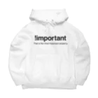 もりてつの!important Big Hoodie