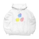 I&IのPastel color dots 3 Big Hoodie