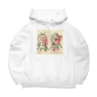 田中ひろみ(usagitv)のゆる仏画「仁王」 Big Hoodie