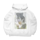 フジリンゴ族のお店の弥勒菩薩と蓮の花 Big Hoodie