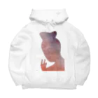 フジリンゴ族のお店の弥勒菩薩スライム柄 Big Hoodie