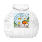 よいこのきんぎょの打ち水 Big Hoodie