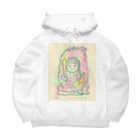 田中ひろみ(usagitv)のゆる仏画「不動明王」 Big Hoodie